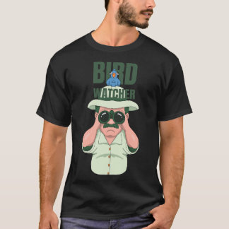 Camiseta Passatempo de Observador de Pássaros observação de