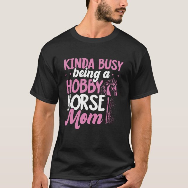 Camiseta Passatempo Divertido de Cavalgar Cavalos de Brinqu (Frente)