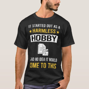 Camiseta Passatempo Inofensivo de Roteiro Escritor de Rotei