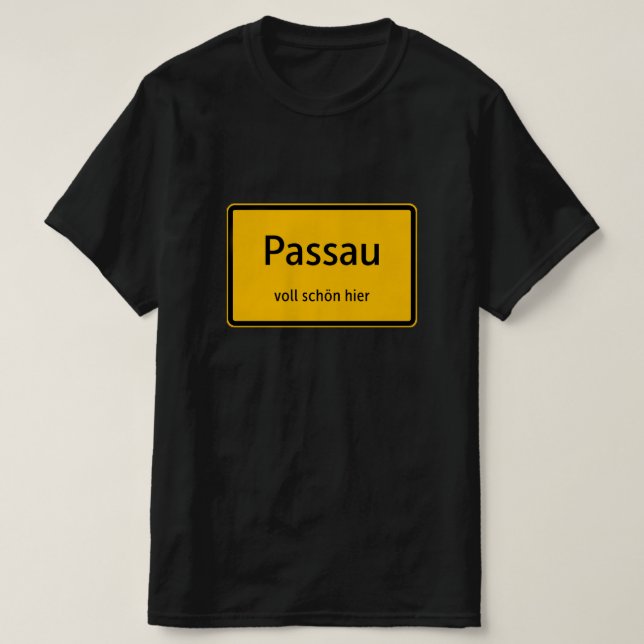 Camiseta Passau Herren Männer T-Shirt Tshirt Shirt (Frente do Design)