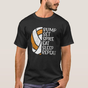 Camiseta Passe Levantamento Ataque Coma Durma Repita Volei