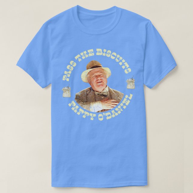 Camiseta Passe os biscoitos Pappy ODaniel Pappy Odaniel (Frente do Design)