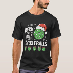 Camiseta Passe Os Halls Com Almôndegas Engraçadas Xmas