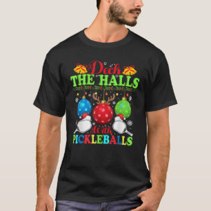 Camiseta Passe Os Halls Com As Bolinhas De Natal Engraçado