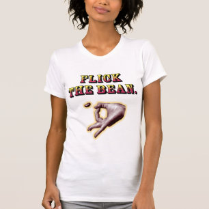 Camiseta Passe rapidamente o feijão - o t-shirt das