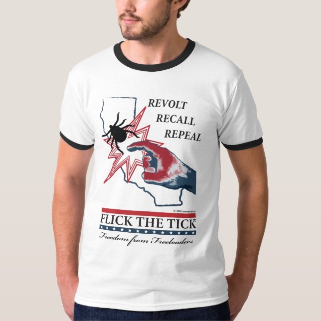 Camiseta Passe rapidamente o tiquetaque - edição de (Frente)