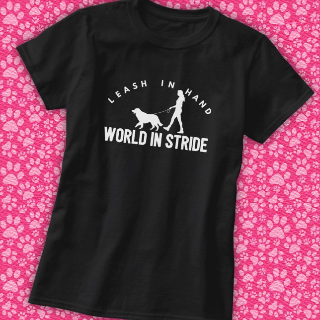 Camiseta Passeador de Cães Feminino  (Criador carregado)