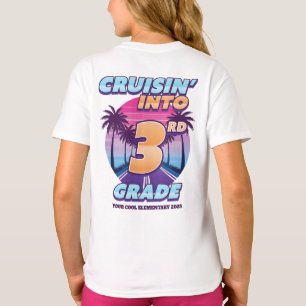 Camiseta Passeando de Volta à Escola 3º Ano Frente e Verso