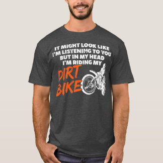 Camiseta Passeando Minha Bicicleta De Sujeira Na Minha Cabe