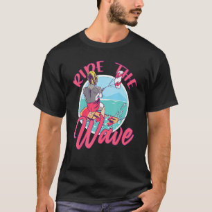 Camiseta Passear As Ondas Percorrendo Ondas Surfando