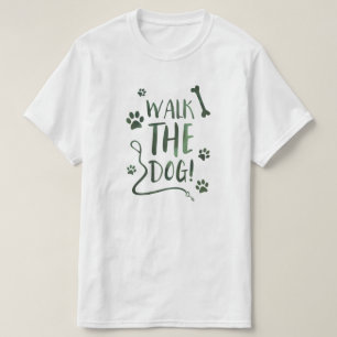 Camiseta passear com o cachorro