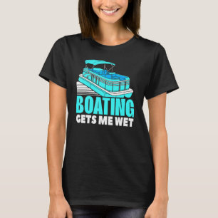 Camiseta Passear de Barco Me Deixa Molhado Barco Pontão Pas