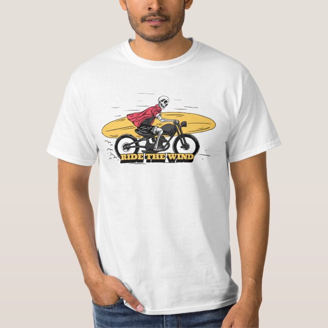 Camiseta Passear o T-Shirt do vento (Frente)