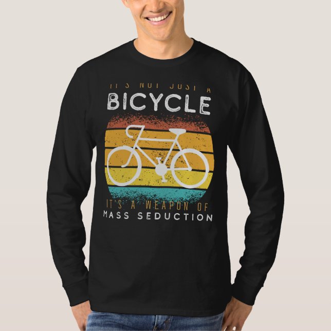Camiseta Passear para o Romance: Bicicleta - Arma de Seduçã (Frente)