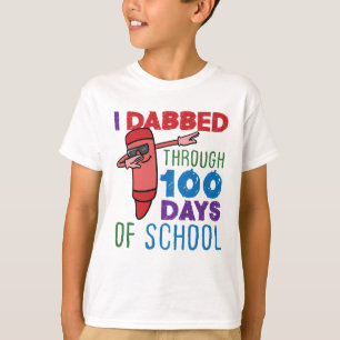 Camiseta Passei 100 Dias de Lápis Escolares