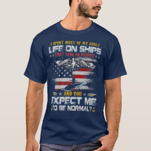 Camiseta Passei A Maior Parte Da Minha Vida Adulta Em Navio