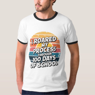 Camiseta Passei meu processo por 100 dias de escola