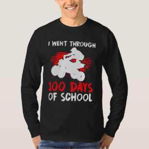Camiseta Passei Por 100 Dias Da Escola Quad Bike Atv Ge