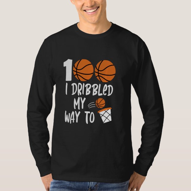 Camiseta Passei Por 100 Dias De Basquete 100 (Frente)