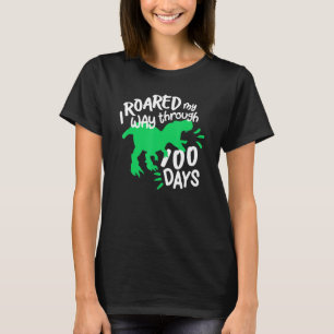 Camiseta Passei Por 100 Dias De Engraçado Escolar D
