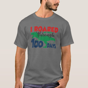 Camiseta Passei Por 100 Dias De Rex, Engraçado De Volta.