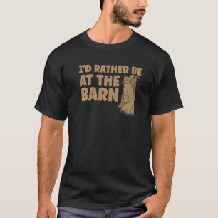 Camiseta Passeio a Cavalo Eu Preferiria Estar No Estábulo