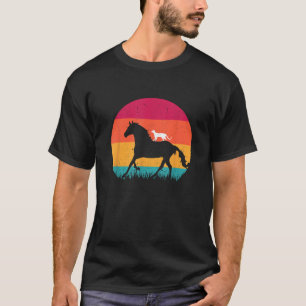 Camiseta Passeio a Cavalo Gato Cavalga Cavalos Gatos Engraç