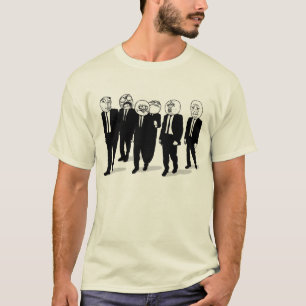 Camiseta passeio cómico das caras do meme da raiva. mim