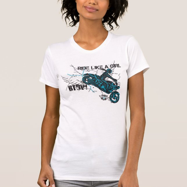 Camiseta Passeio como uma menina (Frente)