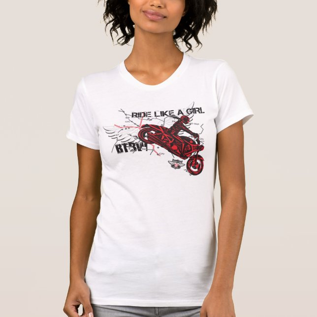 Camiseta Passeio como uma menina (Frente)