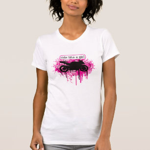 Camiseta Passeio como uma menina - pinte Splatz
