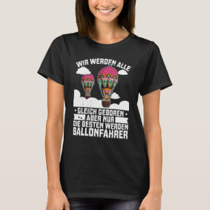Camiseta Passeio de Balão de Ar Ascensão de Balão Balonismo