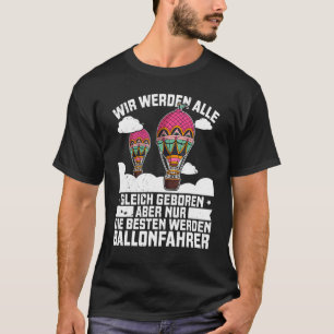 Camiseta Passeio de Balão de Ar Ascensão de Balão Balonismo