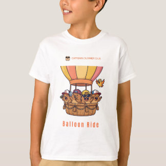 Camiseta Passeio de Balão do Capivara – Aventura do Clube d