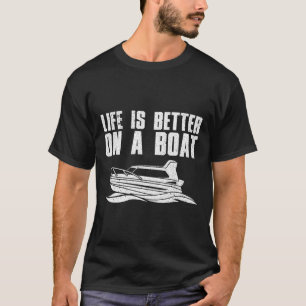 Camiseta Passeio de Barco Legal Para Homens Mulheres Capitã