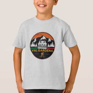 Camiseta passeio de bicicleta val gardena italiana