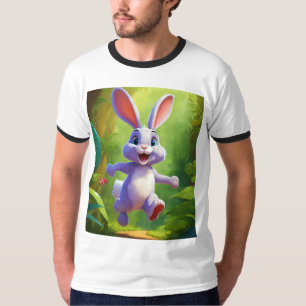 Camiseta Passeio de Canguru: Canguru Divertido Saltando Sob