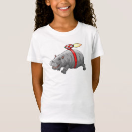 Camiseta Passeio de Jetpack do Hipopótamo Foguete