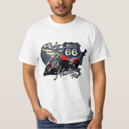 Camiseta Passeio de Motocicleta pela Histórica Rota 66 Cami