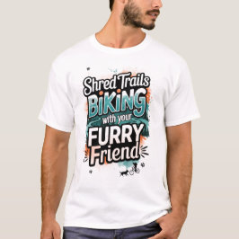 Camiseta Passeio de Mountain Bike com Amigo Peludo