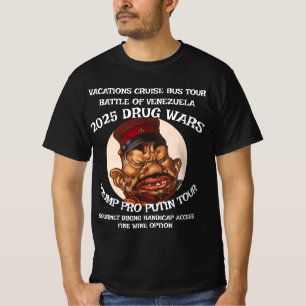 Camiseta Passeio de ônibus fascista HG TRUMP Férias CRUZEIR