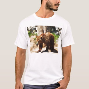 Camiseta Passeio do urso de Brown