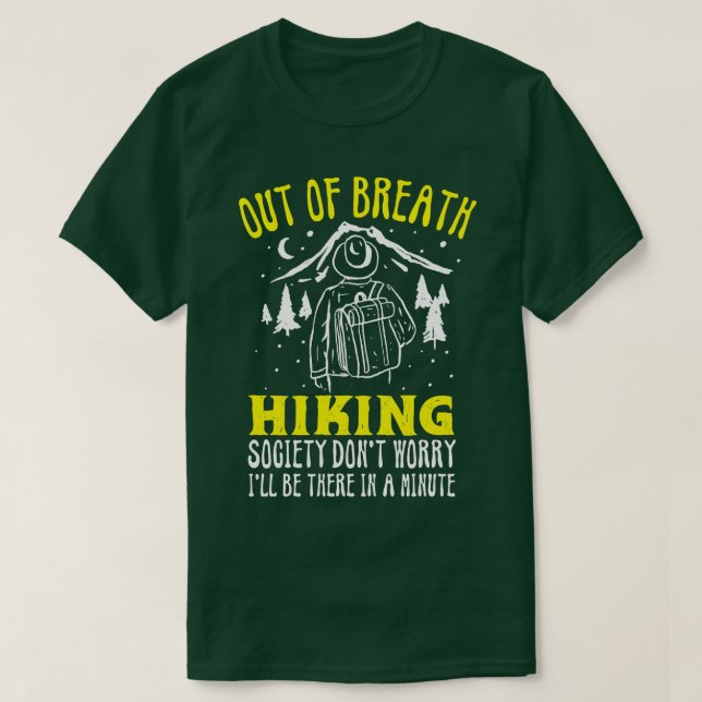 Camiseta passeio engraçado na sociedade (Frente do Design)
