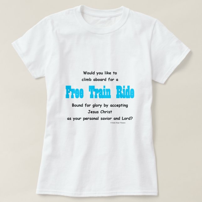 Camiseta passeio livre do trem (Frente do Design)