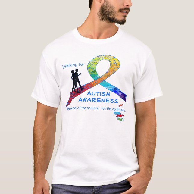 Camiseta Passeio para o design da fita do arco-íris da (Frente)