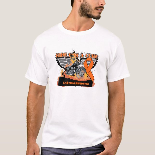 Camiseta Passeio para uma cura - leucemia (Frente)
