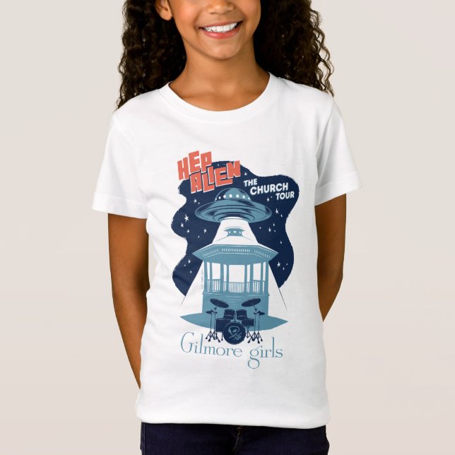 Camiseta Passeio pela Igreja da Alienígena Gilmore Girls He (Frente)