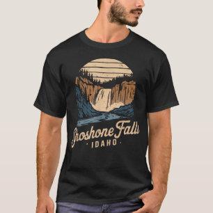 Camiseta Passeio pelas Cataratas de Shoshone Idaho Cachoeir
