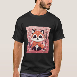 Camiseta Passeio Pelo Jardim de Cerejeiras no nosso Vermelh