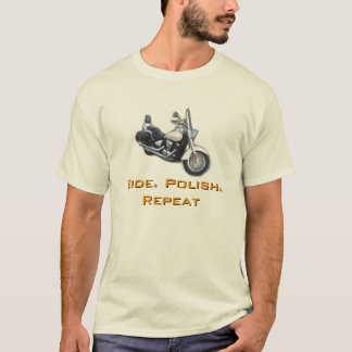 Camiseta Passeio. Polonês. Repetição